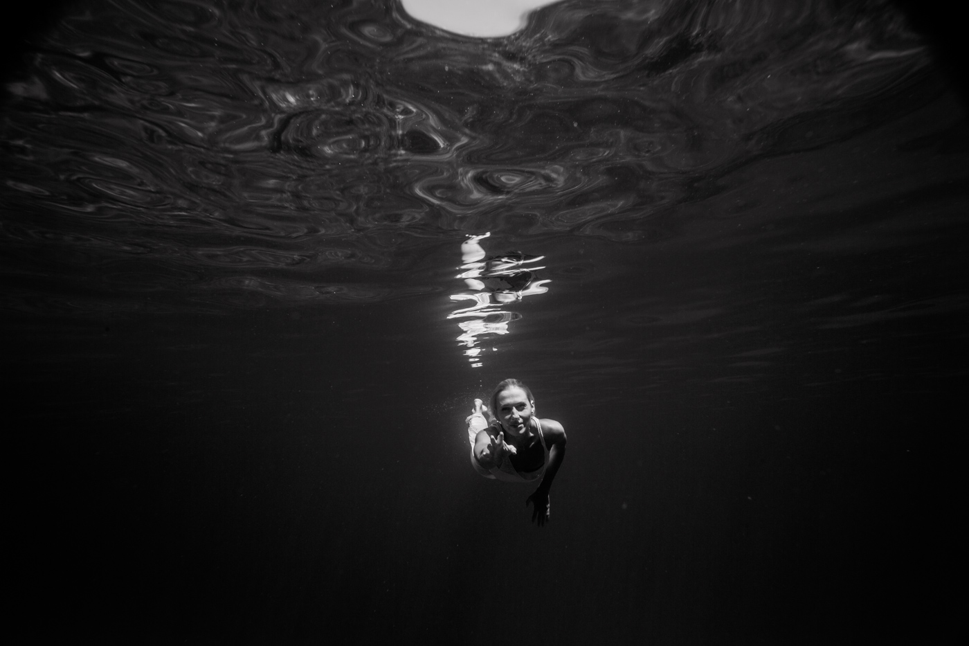 Onderwaterfotografie bruid Rhodos